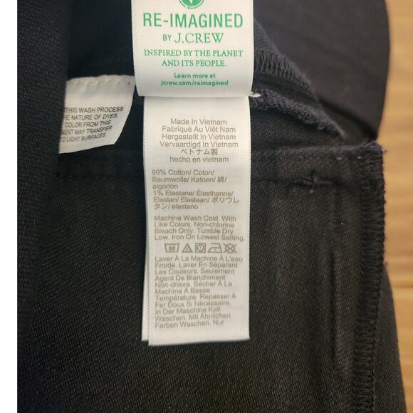 NWT J. Crew High-Rise Flare Jean Black 31 - Picture 11 of 11